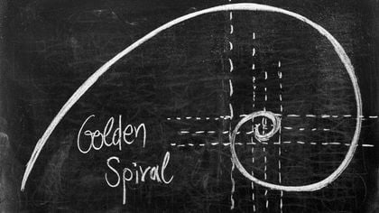 Golden spiral Fibonacci-reeks