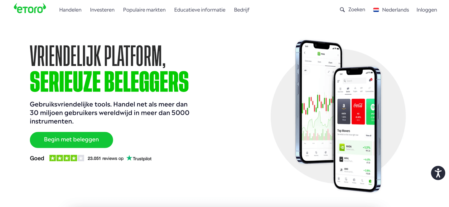 etoro web nederland