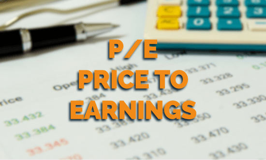 Price to earnings P/E