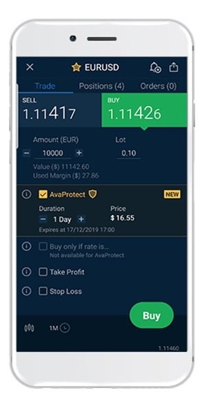 AvaTradeGO, de AvaTrade mobiele app
