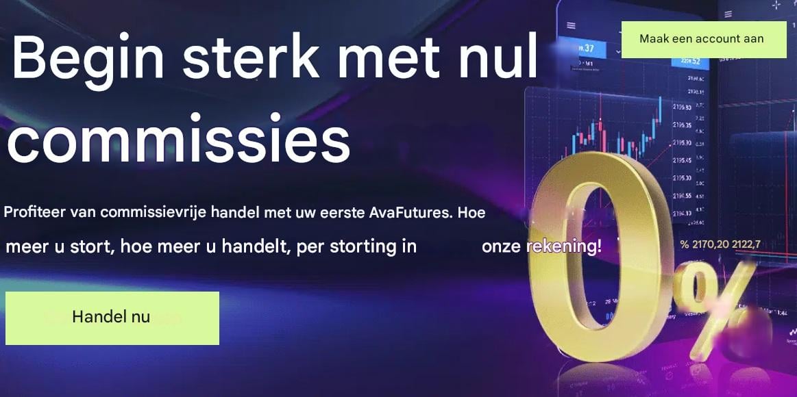 Nieuwe AvaTrade Nul Provisie Promotie
