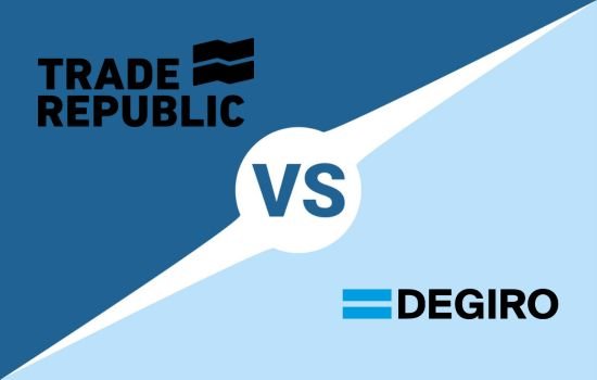 trade republic vs degiro logo