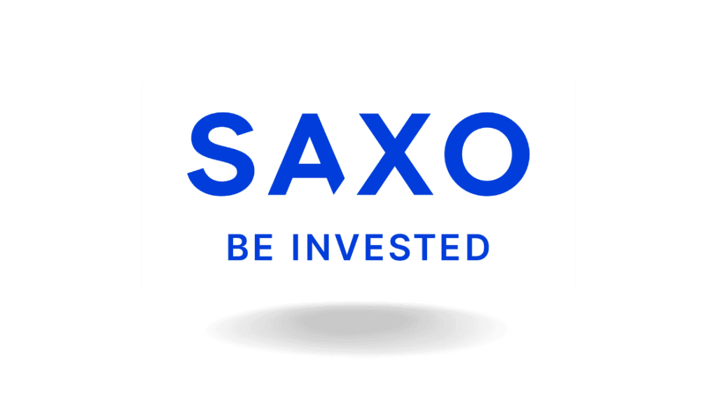 SaxoBank Be invested Logo