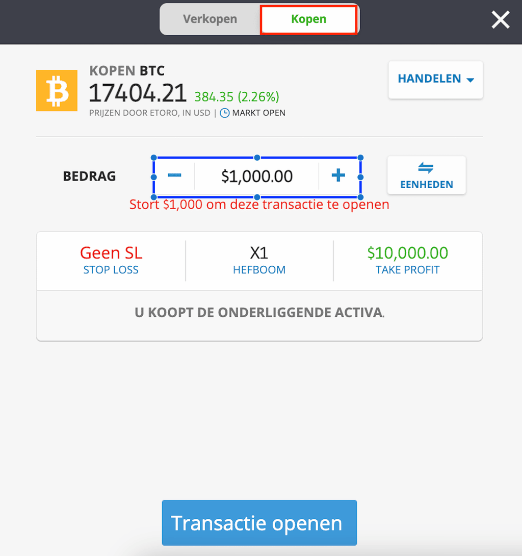 cryptohandel met eToro handelen in cryptocurrencies