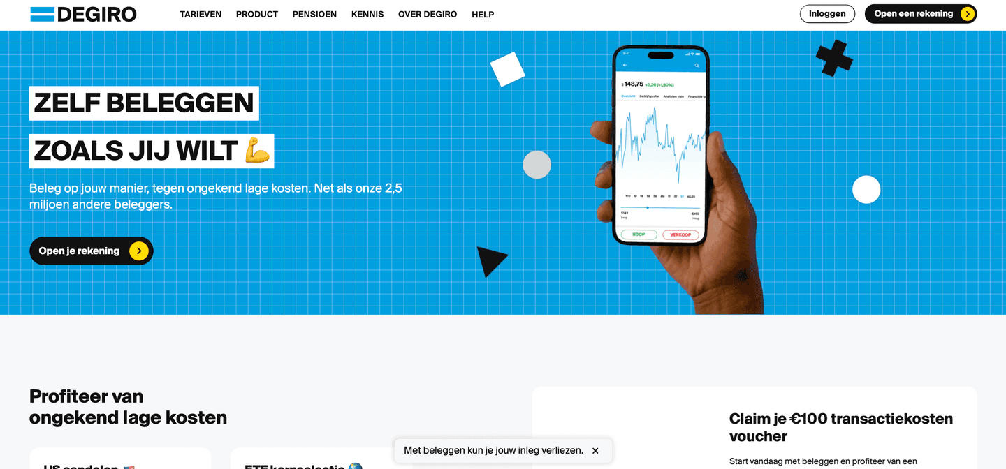 degiro makelaar aandelen