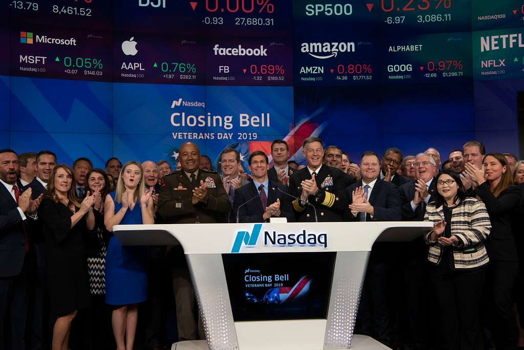 Nasdaq closing bell veterans day 2019