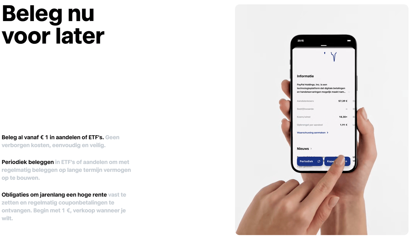 Beleg nu voor later trade republic nederland