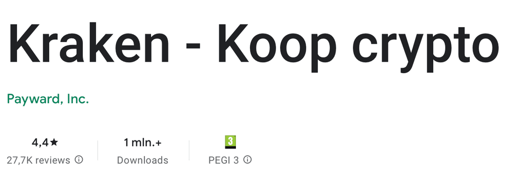 Kraken google play