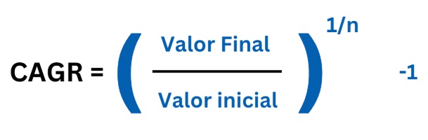 Hoe wordt CAGR berekend?
