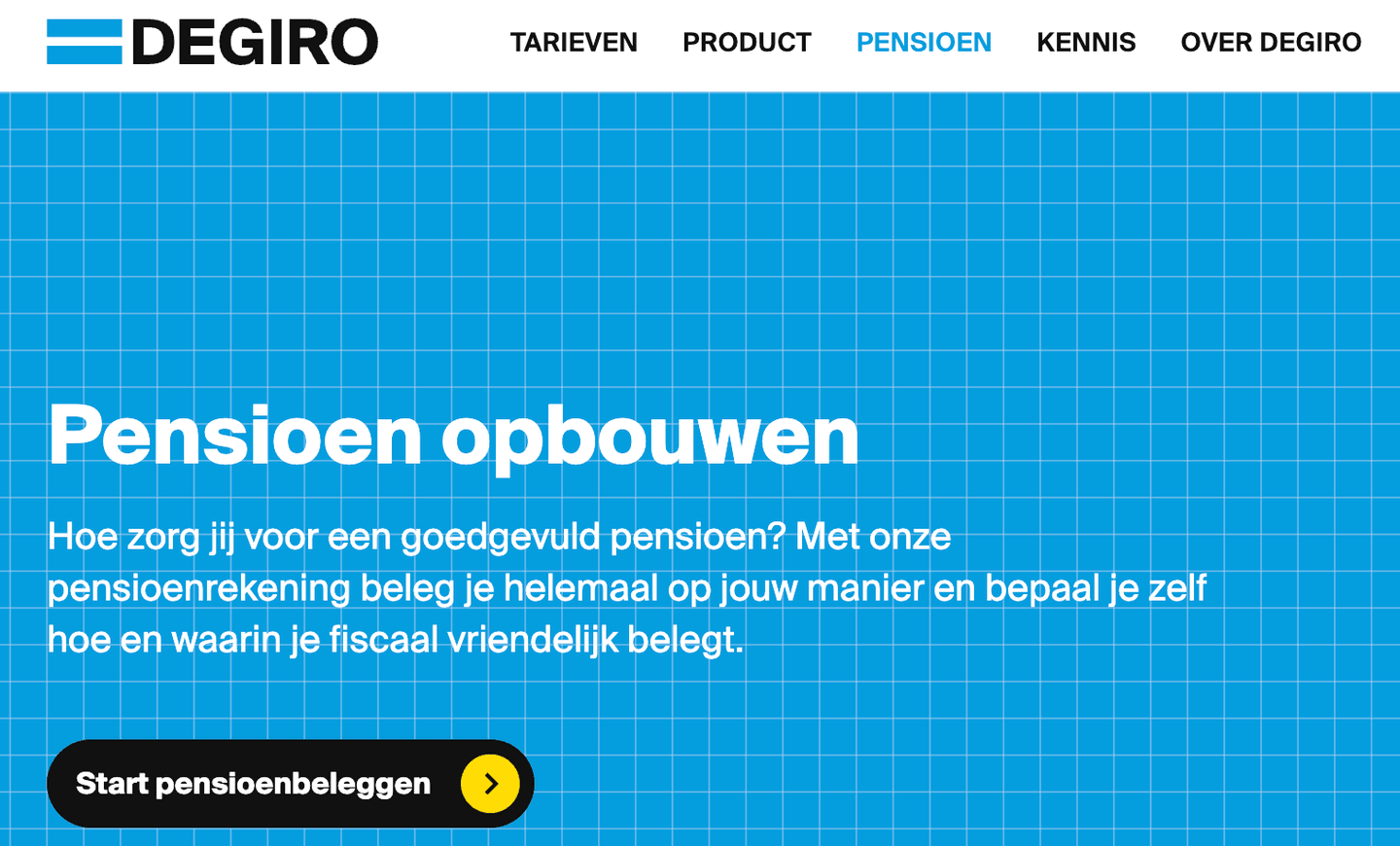 Degiro pensioen opbouwen