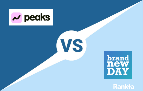 peaks vs brandnewday logos
